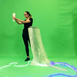 ultrasound gel performance green screen